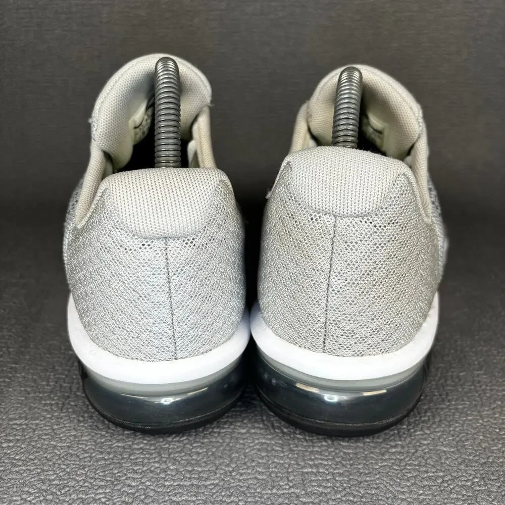 🔴 Nike Air Max Sequent 2 Women`s Size 8.5 Silver White Running Shoes 852465-001